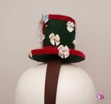 Handmade Mini Hat-Christmas wrapping theme hat