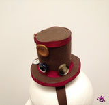 Handmade Mini Hat-With buttons
